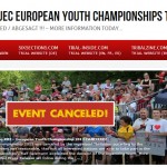 uec european youth championship canceled