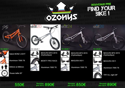 skill nouveau tarif spherebike 2015