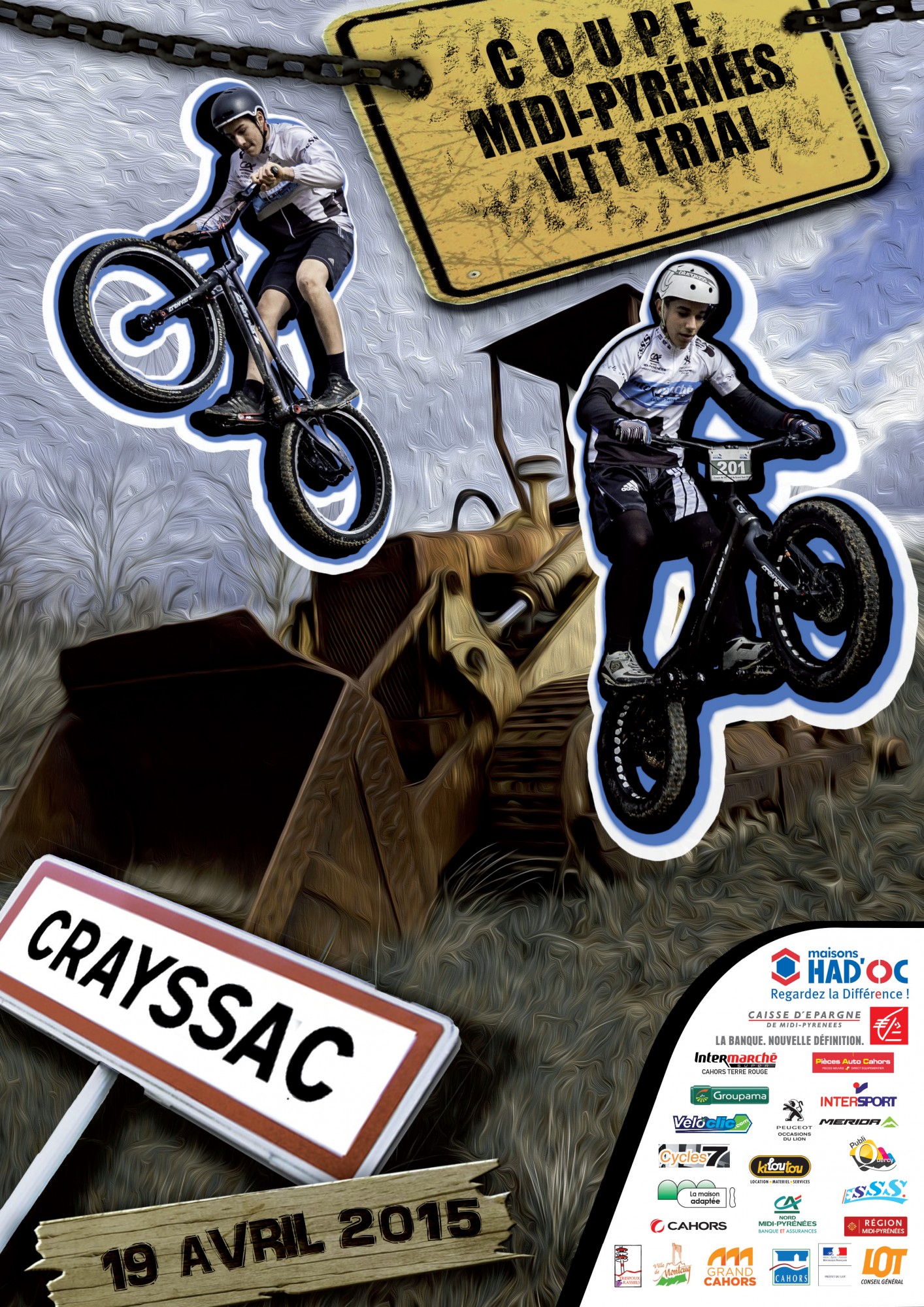 affiche crayssac cahors 2015